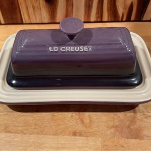 Le Creuset covered butter dish